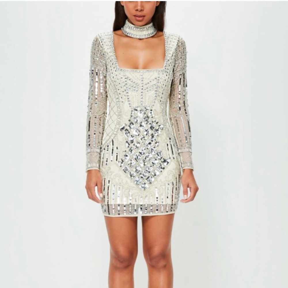 Misguided Sequin Dress